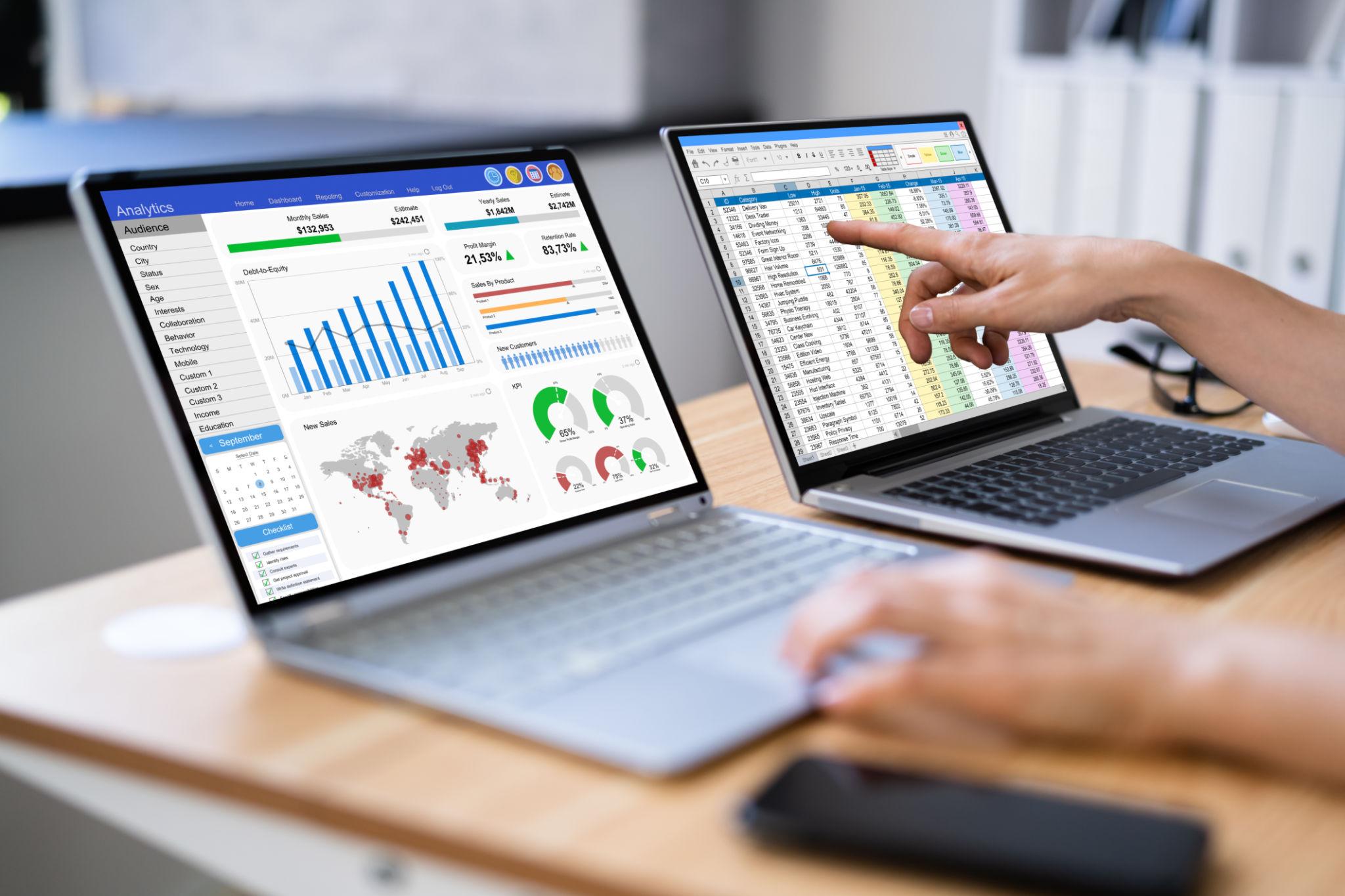Digital accounting and GST compliance dashboard